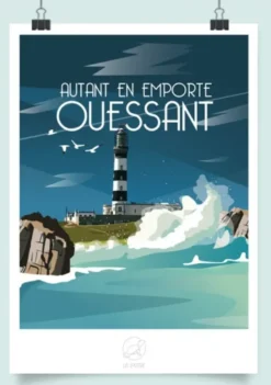 Affiche A2 "Autant en emporte Ouessant"