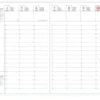 Agenda A6 2027 BLOSSOM - Rose