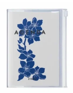 Agenda A5 2027 FLOWER - Bleu