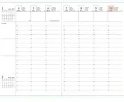Agenda A6 2027 WAVE - Bleu
