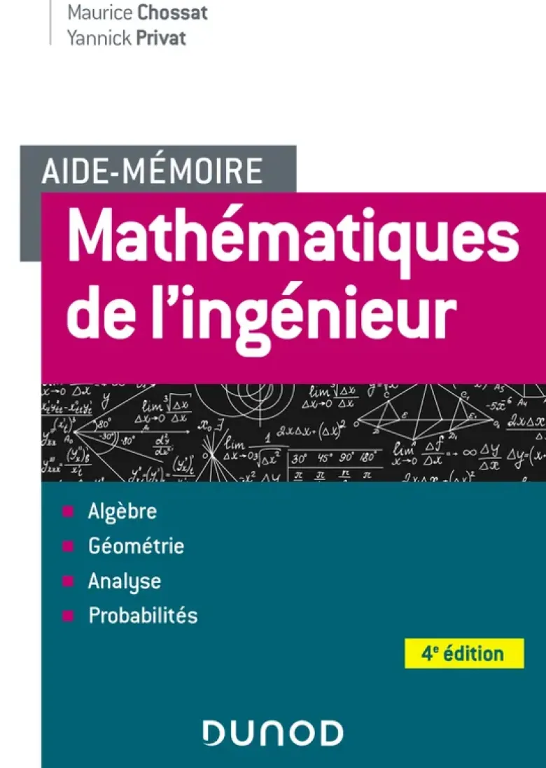 Aide-mémoire - Mathématiques de l'ingénieur - 4e éd.