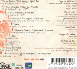 AlbumCD 12 CM LP Le Gall-Carré/Moal & Friends