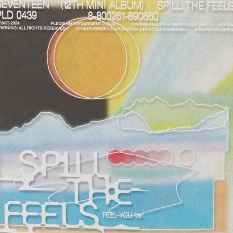 AlbumCD 12 CM LP 12th Mini Album 'SPILL THE FEELS'