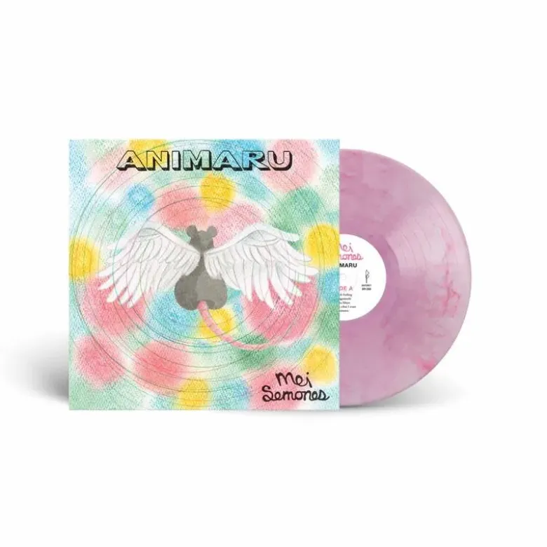 Album33 T 30 CM Animaru - Vinyle Marbré Rose