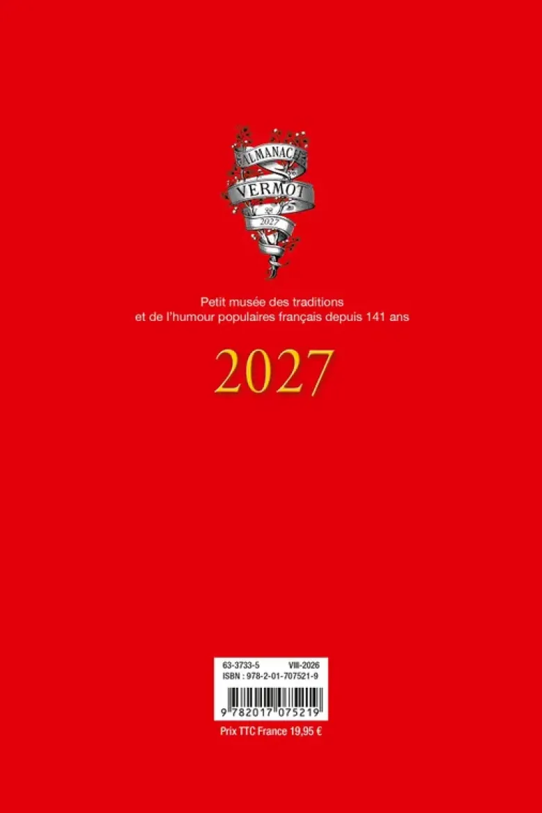 Almanach Vermot 2027