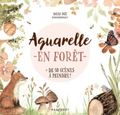 Aquarelle en forêt