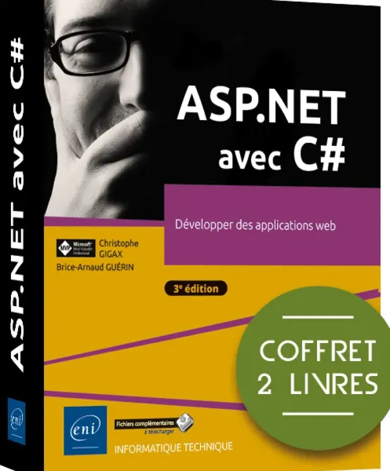 ASP.NET avec C# - Coffret de 2 livres : Développer des applications web (3e édition)
