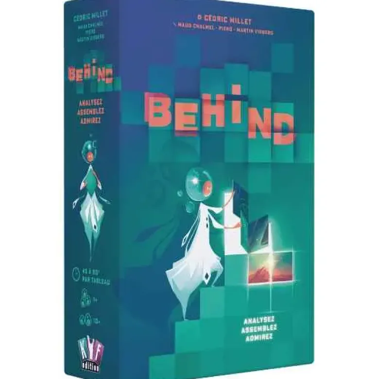 Behind