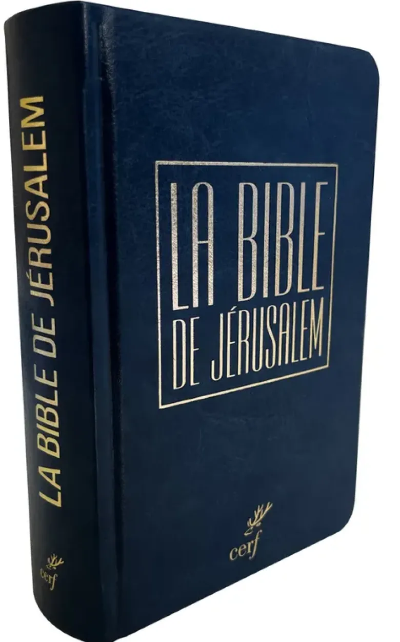 Bible de Jérusalem - voyage bleue