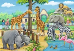 Bienvenue au Zoo puzzle 2 x 24 pièces