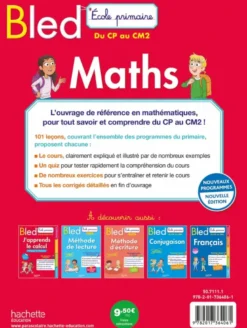 Bled Ecole primaire Maths du CP au CM2
