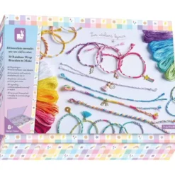 30 Bracelets enroulés Arc-En-Ciel
