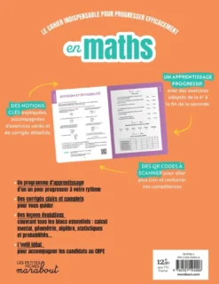 Cahier d'exercices maths