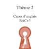 CAPES d'anglais Bac + 3 Thème 2