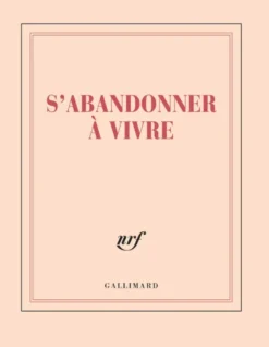 Carnet carré «S'abandonner à vivre» (papeterie)