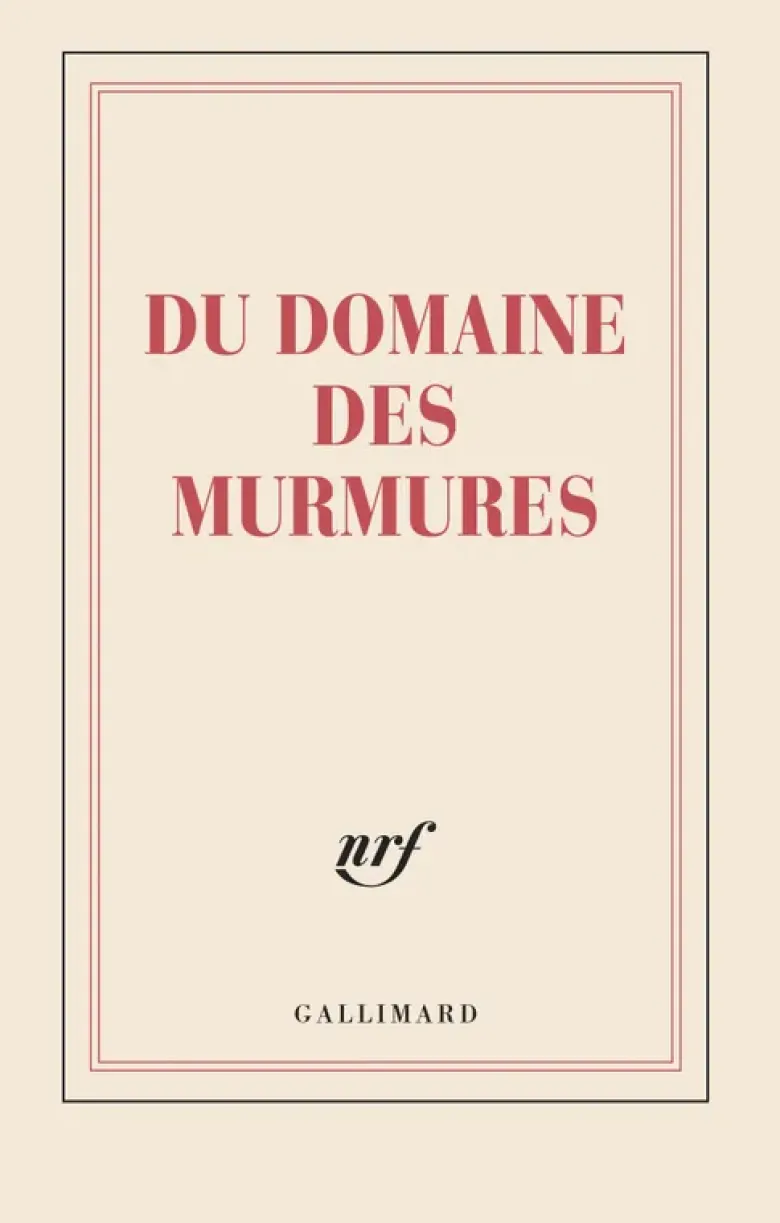 Carnet «Du domaine des Murmures» (papeterie)
