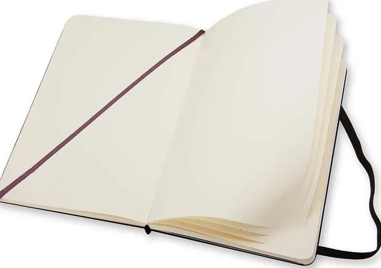 Carnet grand format Rigide - Pages blanches