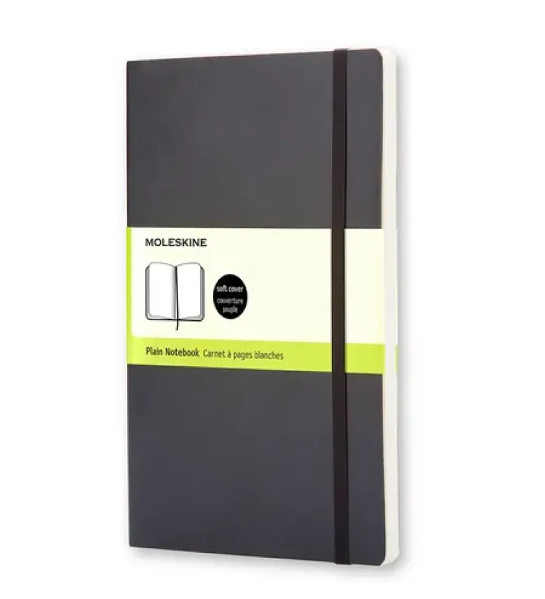 Carnet grand format souple - Pages blanches