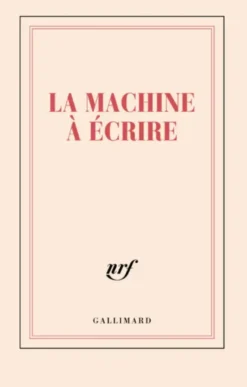 Carnet "La machine à écrire" (papeterie)