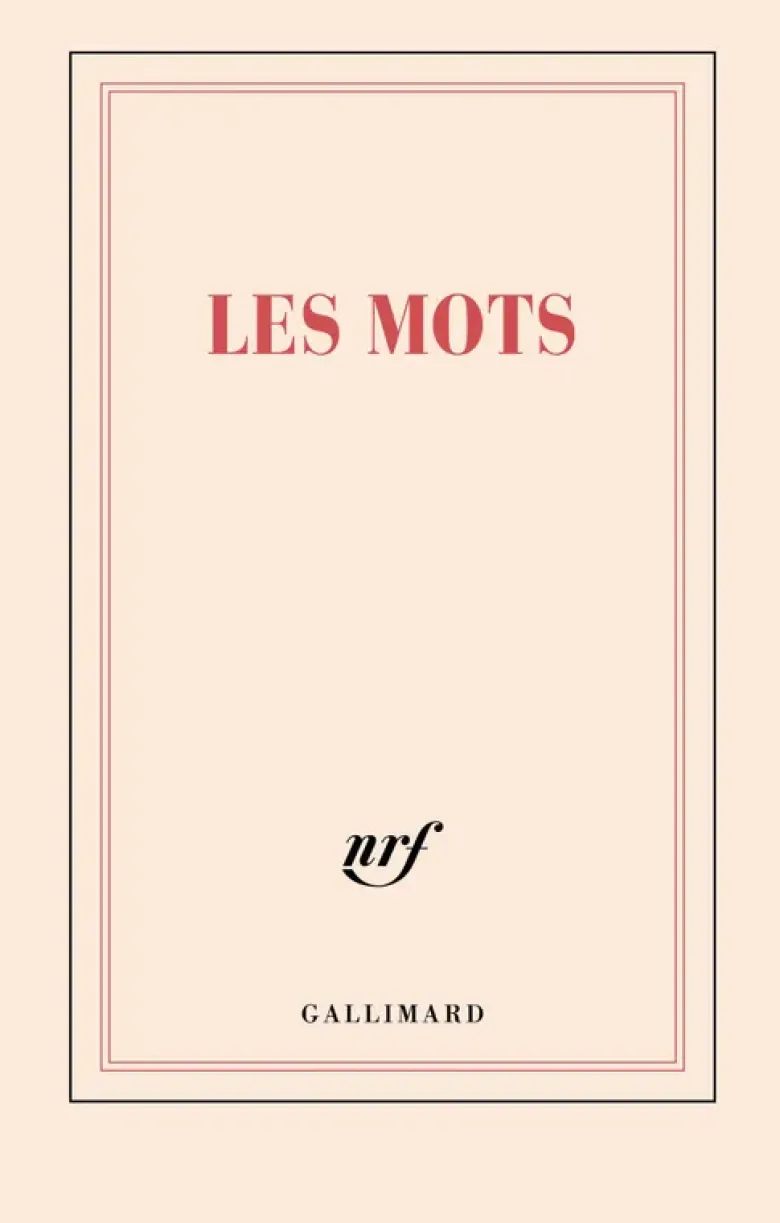 Carnet "Les mots" (papeterie)