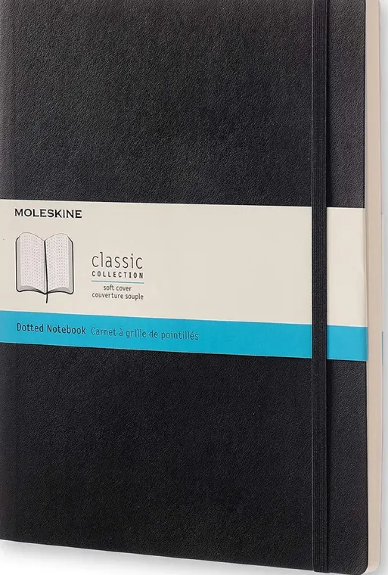 Carnet XL souple - Pages pointillées