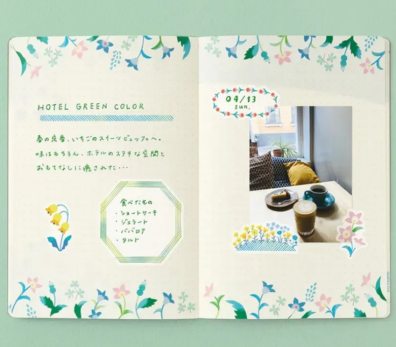 Carnet Yuru Log – Fleurs