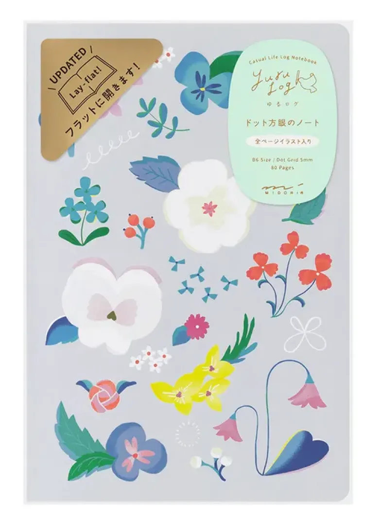 Carnet Yuru Log – Fleurs