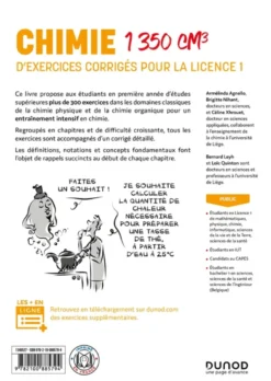 Chimie - 1350 cm3 d'exercices corrigés pour la Licence 1 - 2e éd.