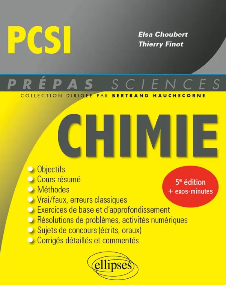 Chimie PCSI