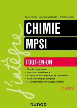 Chimie tout-en-un MPSI - 3e éd.