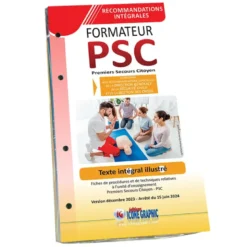 Classeur et fiches "Guide technique du formateur PSC1 Premiers Secours Civiques de niveau 1"