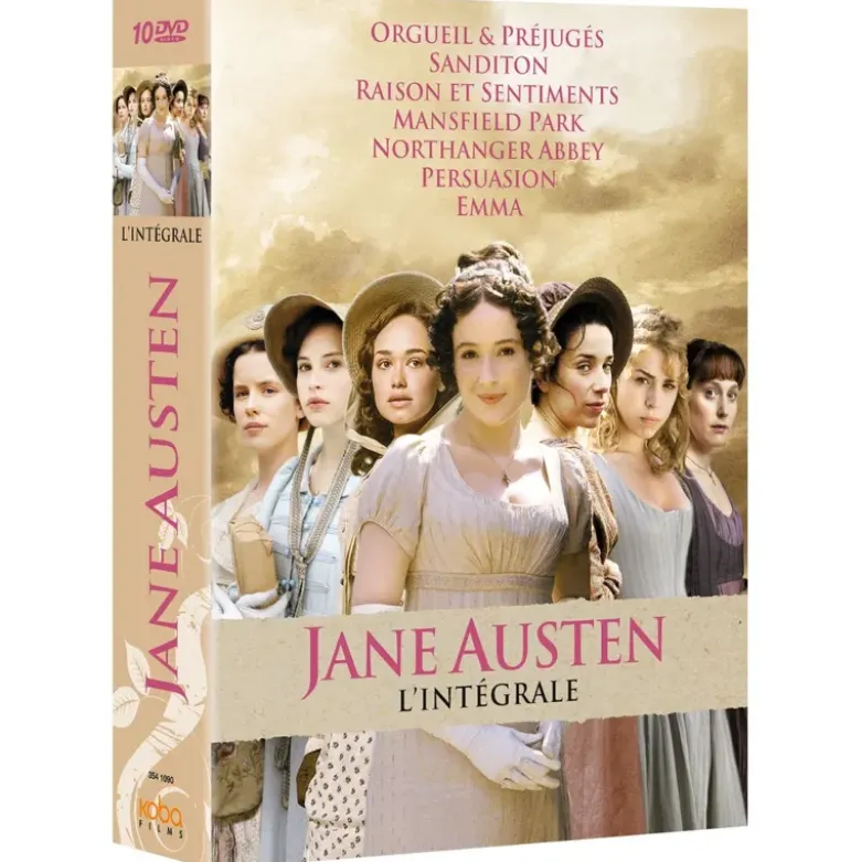 Coffret Jane Austen - L'intégrale : Orgueil & préjugés + Sanditon + Raison et sentiments + Mansfield