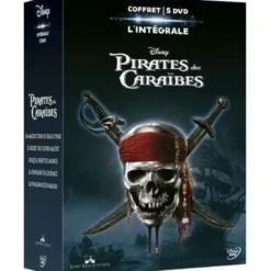 Coffret Pirates des Caraïbes - Intégrale 5 films - DVD