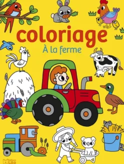 Coloriage : à la ferme
