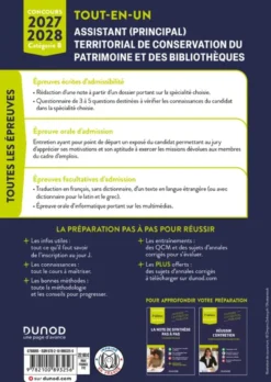 Concours Assistant (principal) territorial de conservation du patrimoine et des bibliothèques - 2027