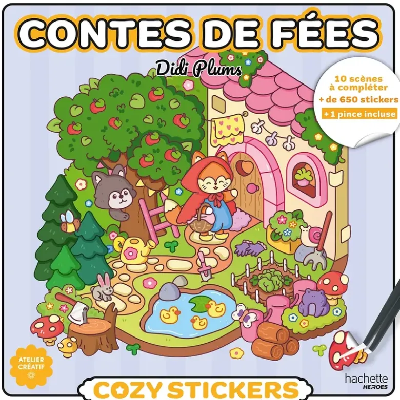 Cozy Stickers Didi Plums (avec pince) - Contes de fées