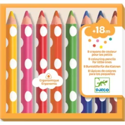 8 Crayons de couleurs pour les Petits