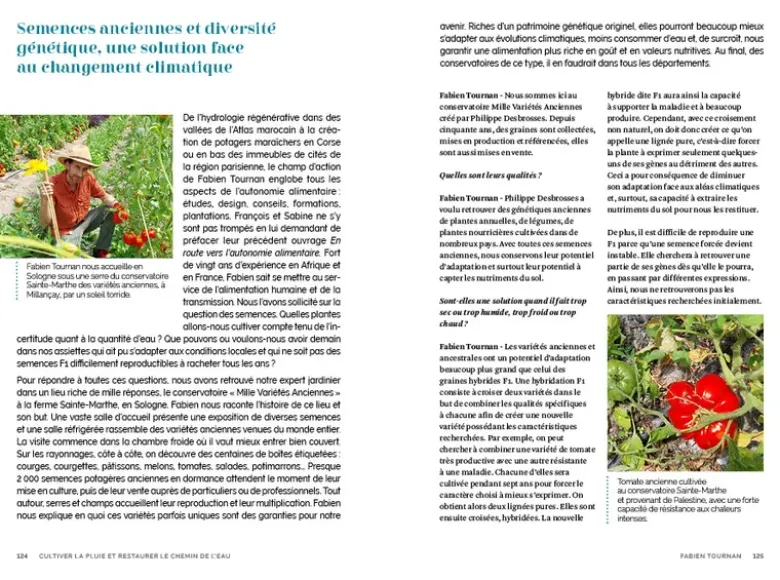 Cultiver la pluie