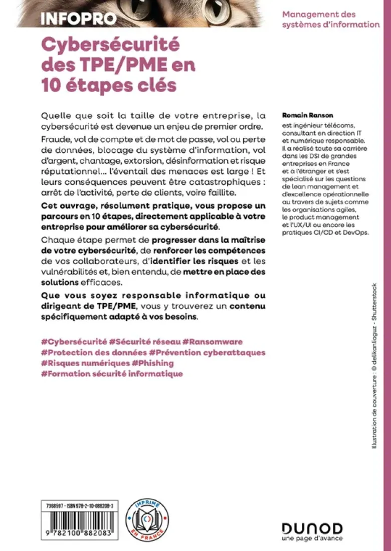 Cybersécurité des TPE/PME en 10 étapes clés