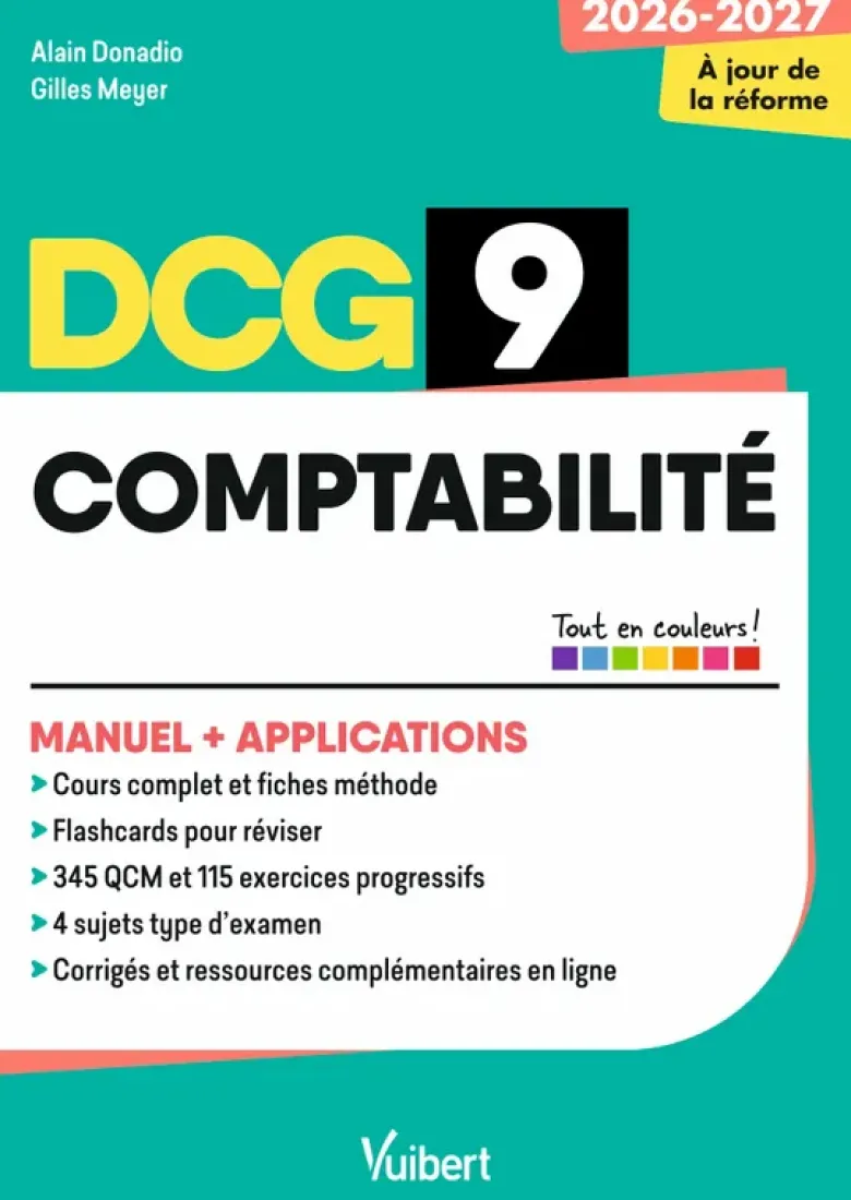 DCG 9 - Comptabilité : Manuel et Applications - Réforme 2026-2027