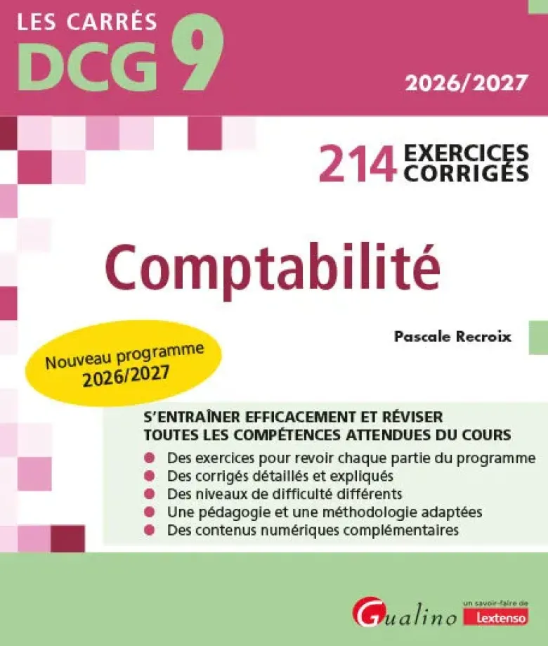 DCG 9 - 214 Exercices corrigés de Comptabilité