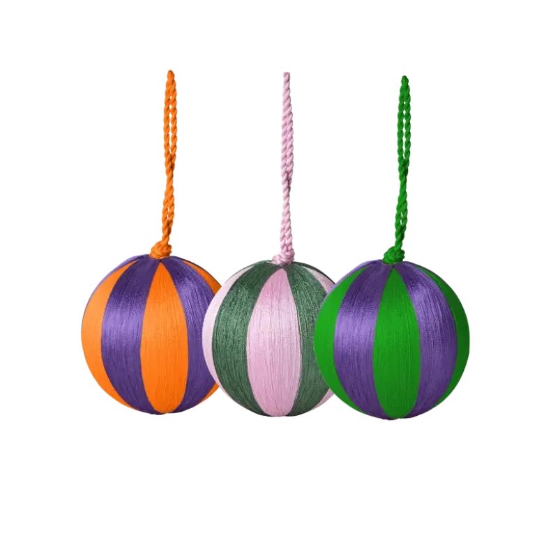 Décoration de Noël Set de 3 boules
