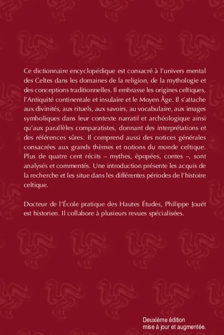 Dictionnaire de la Mythologie et de la Religion Celtiques