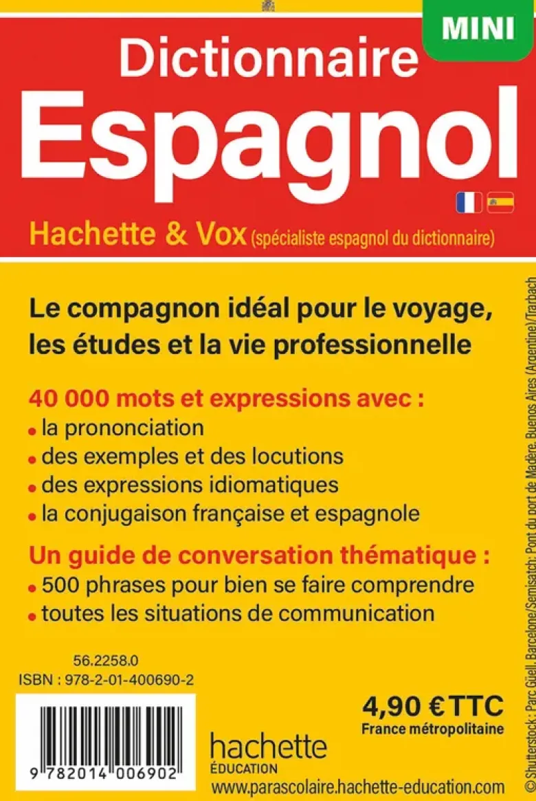 Dictionnaire Hachette Mini Espagnol