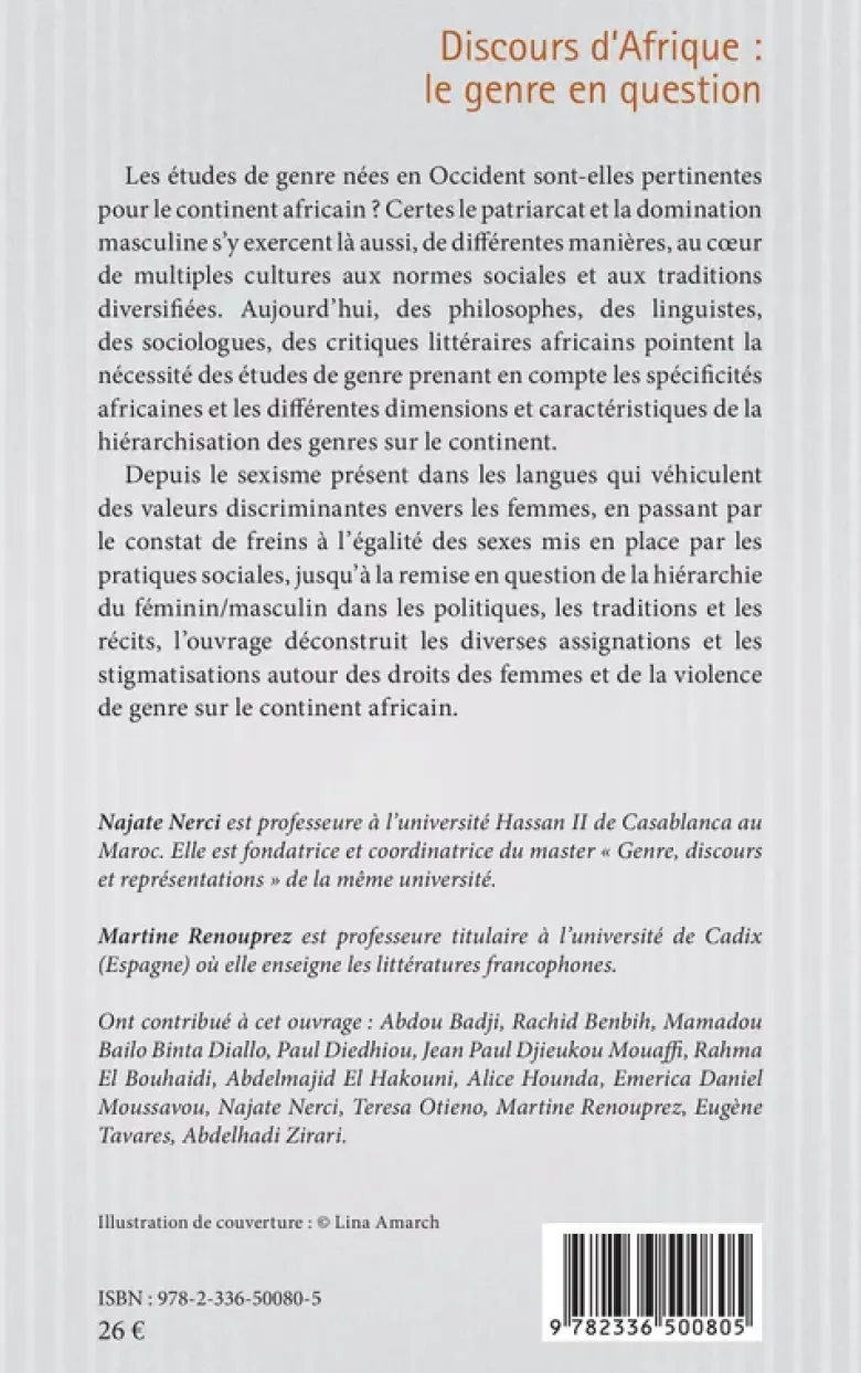 Discours d’Afrique : le genre en question