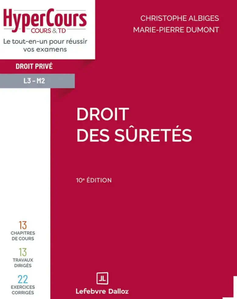 Droit des sûretés. 10e éd.