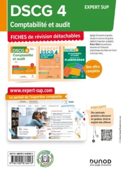 DSCG 4 - Comptabilité et audit - Fiches 2025-2026