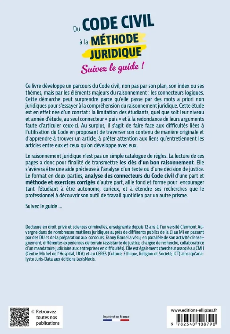 Du Code civil à la méthode juridique