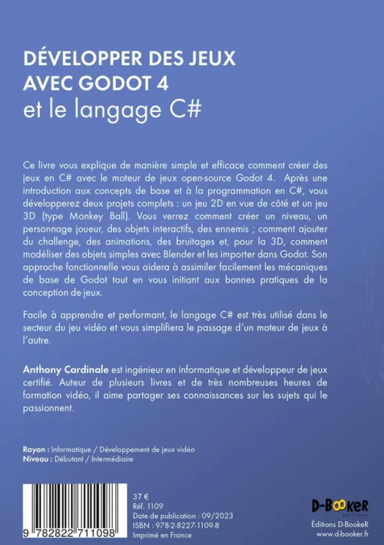 Développer des jeux avec Godot 4 et le langage C#