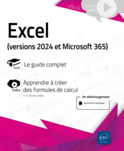 Excel (versions 2024 et Microsoft 365) - Livre avec complément vidéo
